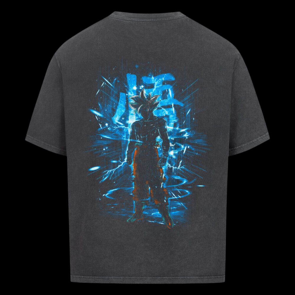 Goku Ultra Azul Premium Oversized Shirt