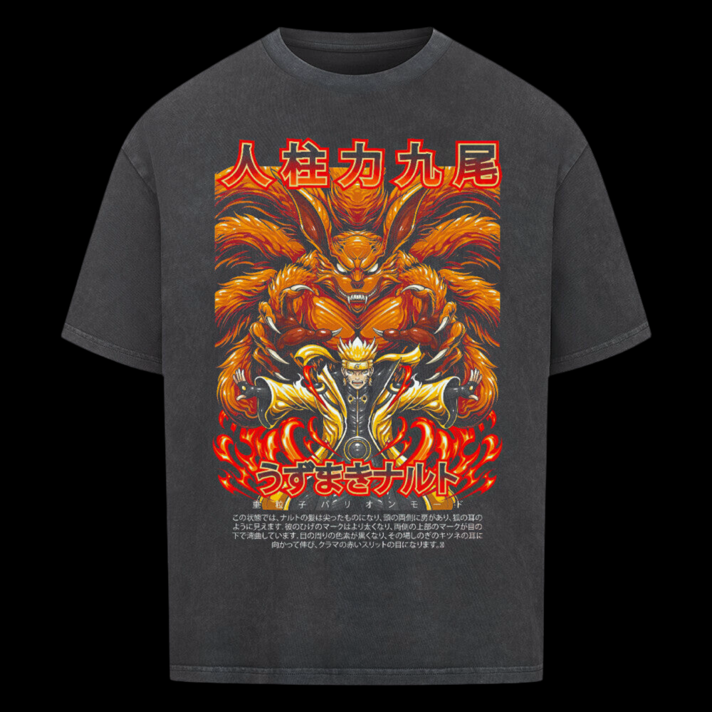 Naruto x Kurama Premium Oversized Shirt