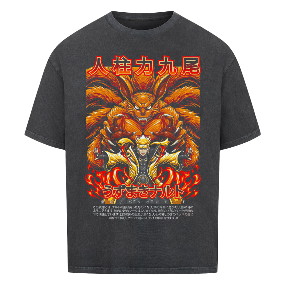 Naruto x Kurama Premium Oversized Shirt