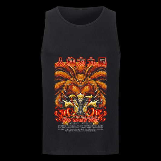 Naruto x Kurama Quality Tanktop